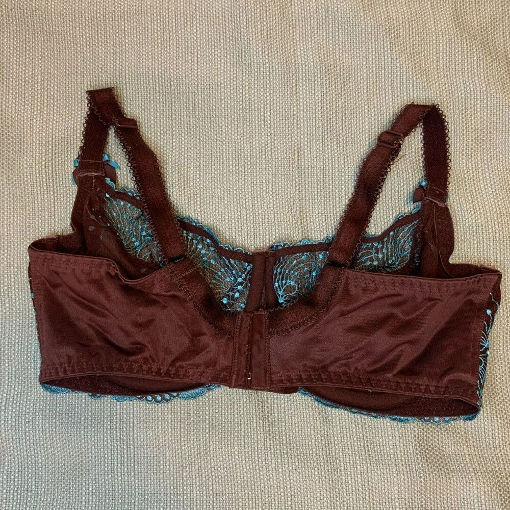 Fit Fully Yours Bra Brown and Green Size 34F - Picture 12 of 16